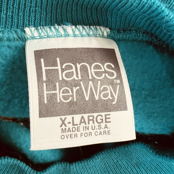 Vintage 80s Cut Out Peek-a-Boo Quilt Sweatshirt XL Farm Country Western - Picture 10 of 12